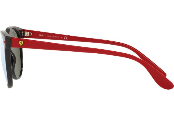 Okulary przeciwsłoneczne Ray-Ban Scuderia Ferrari Collection RB2202M F64430 Okrągłe Czarne