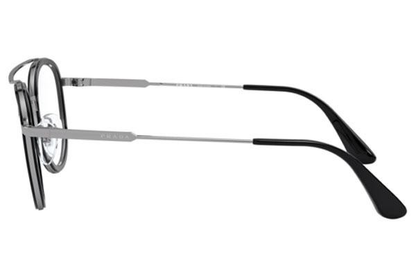 Okulary korekcyjne Prada PR66XV M4Y1O1 Okrągłe Czarne
