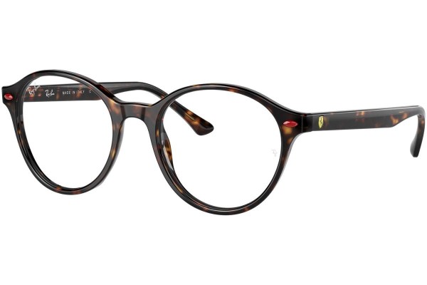 Okulary korekcyjne Ray-Ban Scuderia Ferrari Collection RX5404M F613 Okrągłe Havana