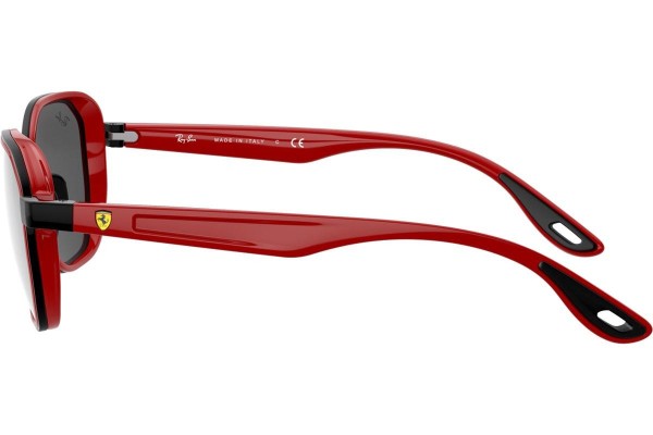 Okulary przeciwsłoneczne Ray-Ban Scuderia Ferrari Collection RB3674M F0026G Kwadratowe Czarne