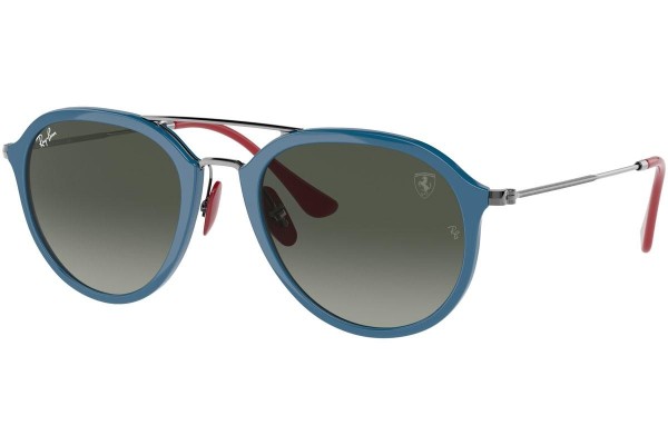 Okulary przeciwsłoneczne Ray-Ban RB4369M F66971 Pilotki (Aviator) Niebieskie