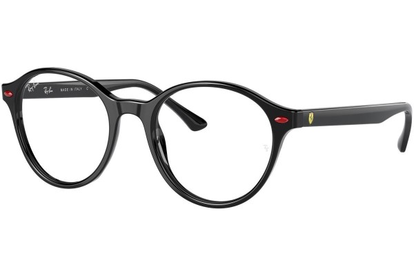 Okulary korekcyjne Ray-Ban Scuderia Ferrari Collection RX5404M F601 Okrągłe Czarne