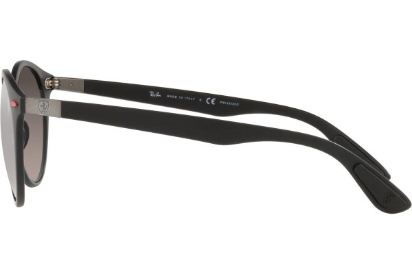 Okulary przeciwsłoneczne Ray-Ban RB4296M F6525J Polarized Okrągłe Czarne