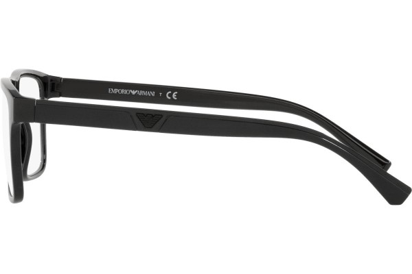 Okulary korekcyjne Emporio Armani EA4115 50171W Kwadratowe Czarne