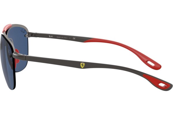 Okulary przeciwsłoneczne Ray-Ban Scuderia Ferrari Collection RB3662M F03780 Pilotki (Aviator) Srebrne