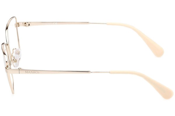 Okulary korekcyjne Max&Co. MO5068 032 Kocie oczy Złote