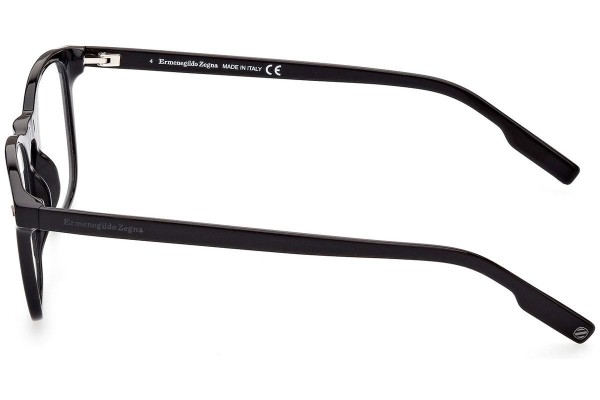 Okulary korekcyjne Zegna EZ5244 001 Okrągłe Czarne