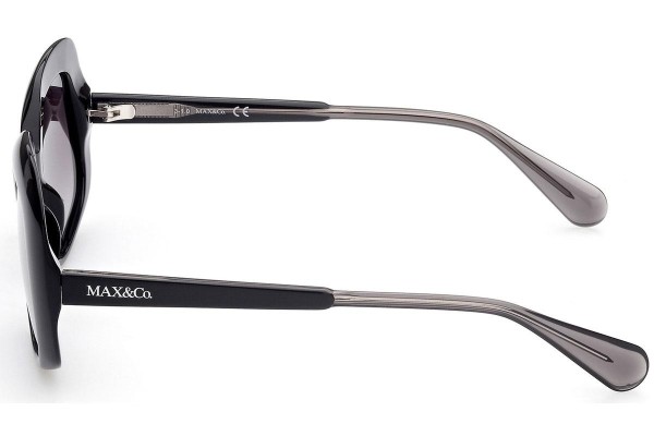 Sunglasses Max&Co. MO0018 01B Kwadratowe Czarne