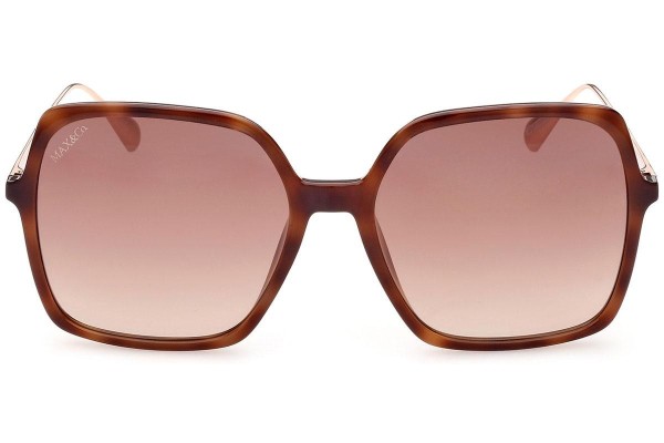 Okulary przeciwsłoneczne Max&Co. MO0010 52F Kwadratowe Havana