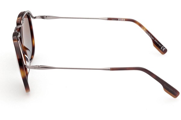 Ochelari de soare Zegna EZ0164 52F Pilot Havana