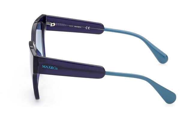 Okulary przeciwsłoneczne Max&Co. MO0036 90W Kwadratowe Niebieskie