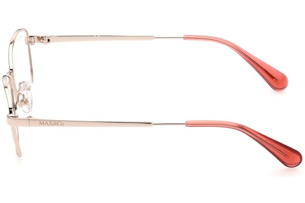 Okulary korekcyjne Max&Co. MO5056 028 Prostokątne Złote
