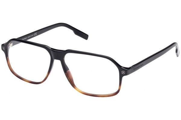 Okulary korekcyjne Zegna EZ5227 005 Pilotki (Aviator) Czarne