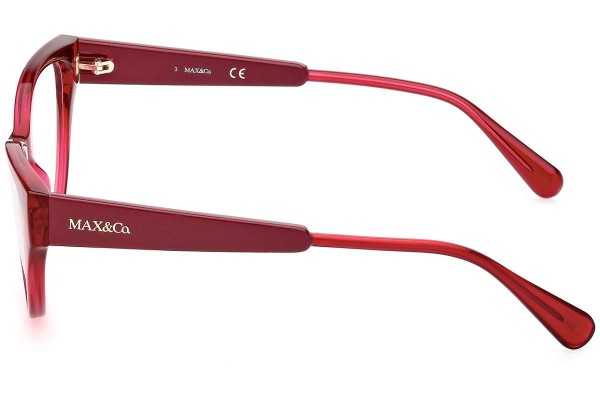 Glasses Max&Co. MO5071 075 Kocie oczy Czerwone