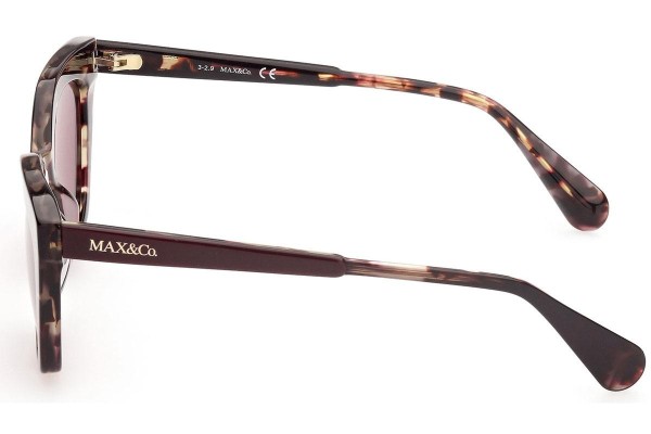Okulary przeciwsłoneczne Max&Co. MO0002 52S Kocie oczy Havana