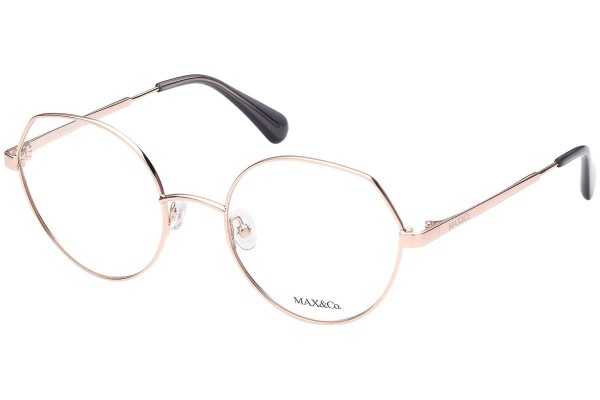 Okulary korekcyjne Max&Co. MO5017 033 Okrągłe Złote
