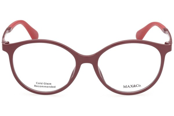 Okulary korekcyjne Max&Co. MO5014 069 Okrągłe Czerwone