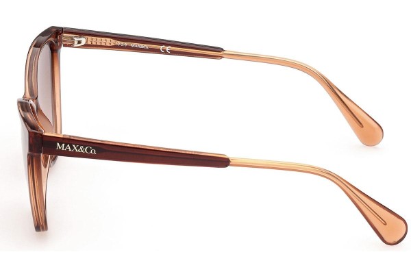 Okulary przeciwsłoneczne Max&Co. MO0011 48F Kocie oczy Brązowe