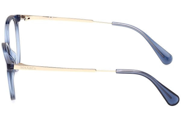 Okulary korekcyjne Max&Co. MO5023 091 Kocie oczy Niebieskie
