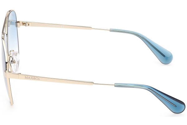 Okulary przeciwsłoneczne Max&Co. MO0007 32W Pilotki (Aviator) Złote