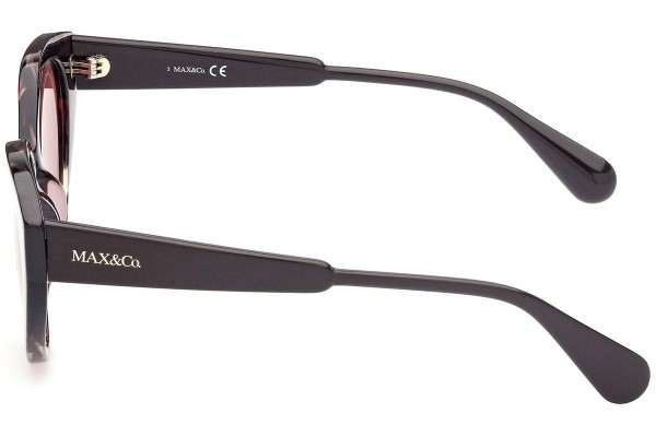 Okulary przeciwsłoneczne Max&Co. MO0039 55S Kocie oczy Havana
