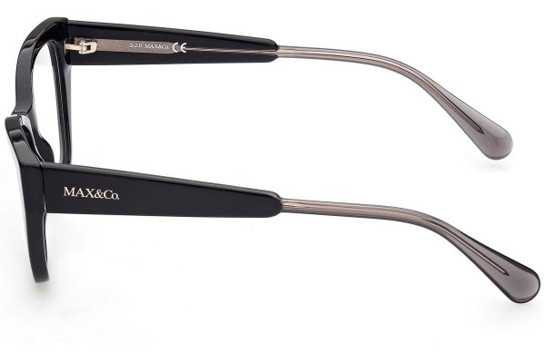 Okulary korekcyjne Max&Co. MO5028 001 Kocie oczy Czarne