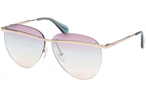 Okulary przeciwsłoneczne Max&Co. MO0017 32Z Pilotki (Aviator) Złote