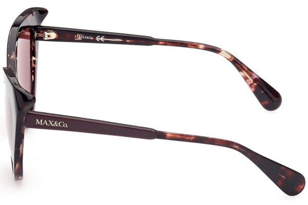 Okulary przeciwsłoneczne Max&Co. MO0038 55S Kocie oczy Havana