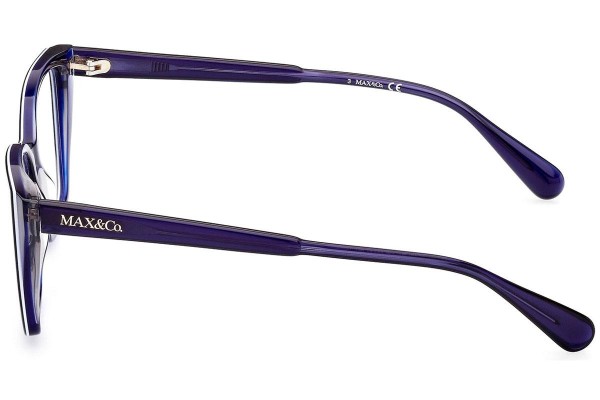 Okulary korekcyjne Max&Co. MO5059 092 Kwadratowe Niebieskie