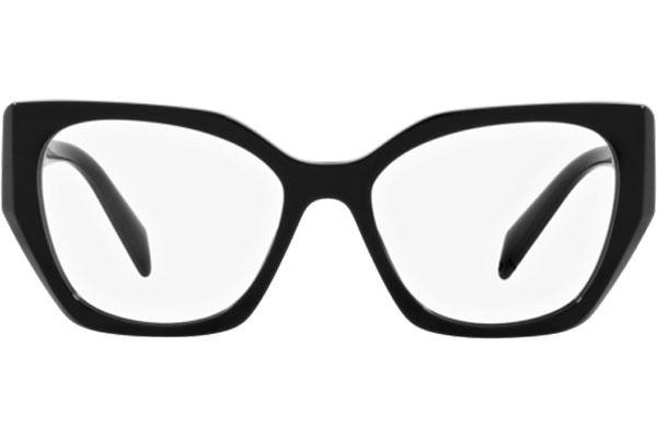 Okulary korekcyjne Prada PR18WV 1AB1O1 Kwadratowe Czarne