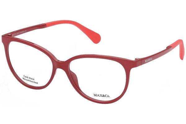 Okulary korekcyjne Max&Co. MO5025 066 Kocie oczy Czerwone