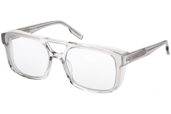 Okulary przeciwsłoneczne Zegna EZ0209 20A Kwadratowe Szare