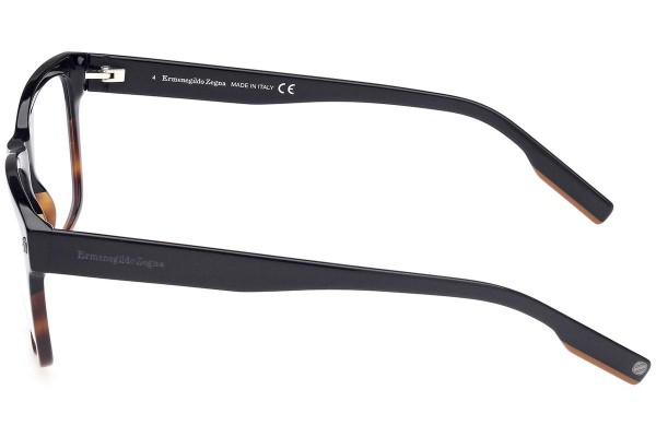 Okulary korekcyjne Zegna EZ5231 005 Kwadratowe Czarne