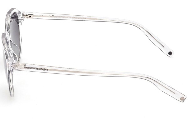 Okulary przeciwsłoneczne Zegna EZ0194 26B Kwadratowe Przezroczyste