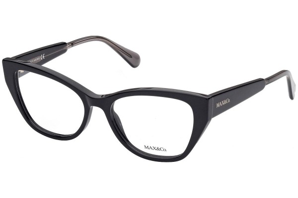 Okulary korekcyjne Max&Co. MO5028 001 Kocie oczy Czarne
