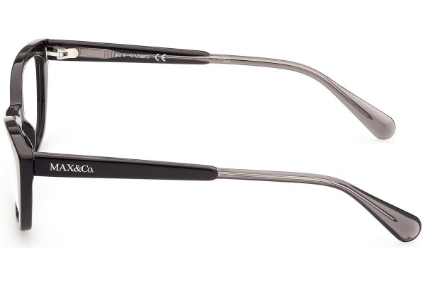 Okulary korekcyjne Max&Co. MO5002 001 Kocie oczy Czarne