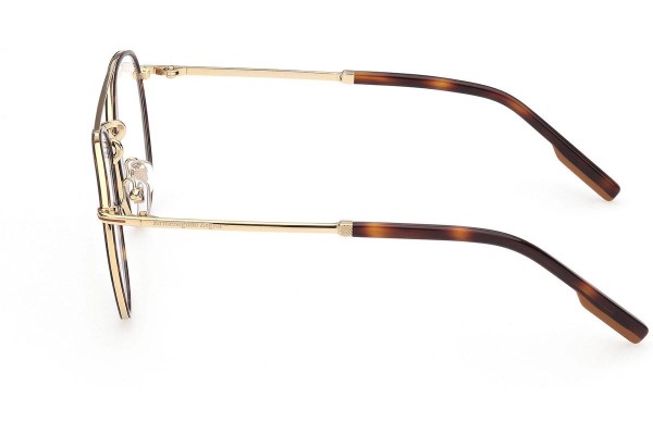 Okulary korekcyjne Zegna EZ5198 052 Okrągłe Havana