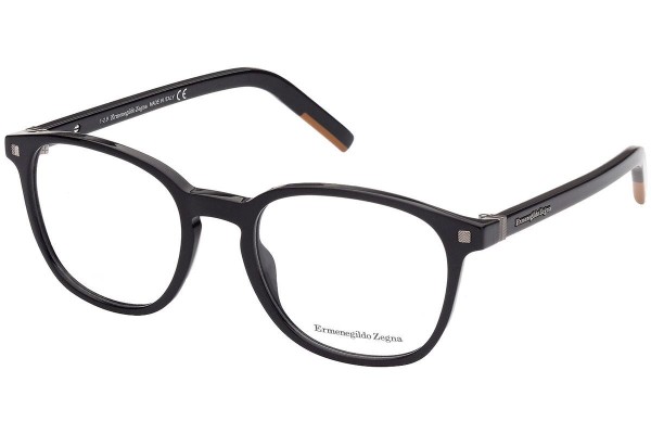 Очила Zegna EZ5186 001 Заоблени Черна