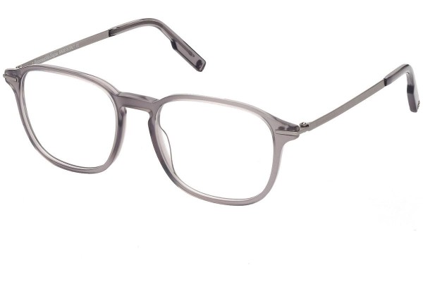 Okulary korekcyjne Zegna EZ5229 020 Okrągłe Szare