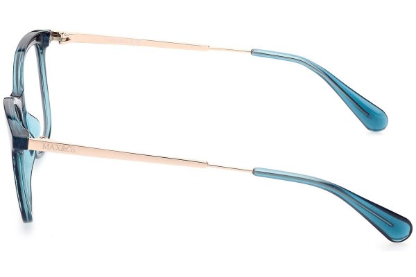 Okulary korekcyjne Max&Co. MO5051 092 Kwadratowe Niebieskie