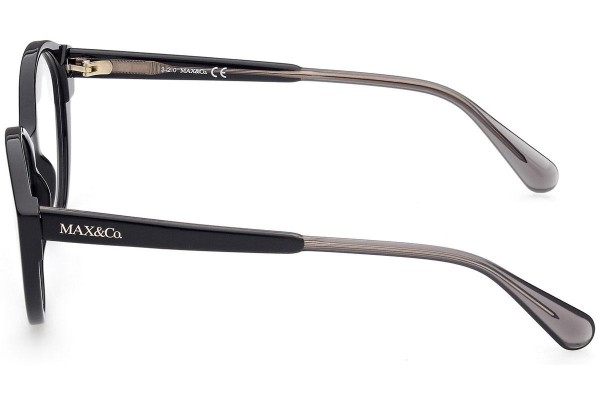 Okulary korekcyjne Max&Co. MO5032 001 Okrągłe Czarne