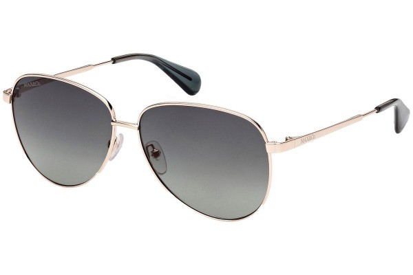 Okulary przeciwsłoneczne Max&Co. MO0049 28P Pilotki (Aviator) Złote