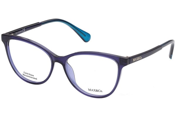 Okulary korekcyjne Max&Co. MO5039 090 Kocie oczy Niebieskie