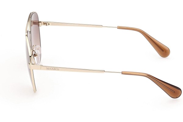 Okulary przeciwsłoneczne Max&Co. MO0007 32F Pilotki (Aviator) Złote
