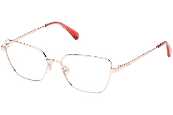 Okulary korekcyjne Max&Co. MO5068 028 Kocie oczy Złote