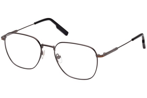 Okulary korekcyjne Zegna EZ5241 009 Okrągłe Srebrne