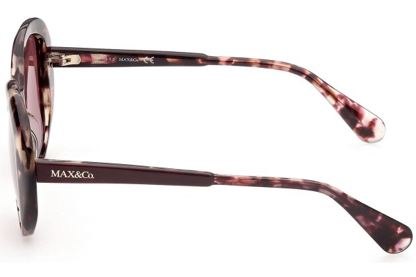 Okulary przeciwsłoneczne Max&Co. MO0019 52S Kocie oczy Havana