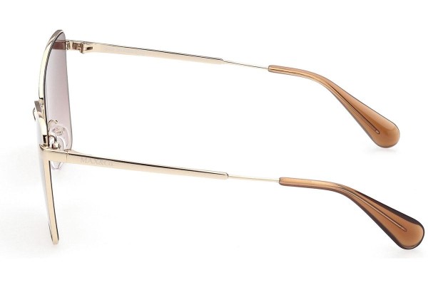 Okulary przeciwsłoneczne Max&Co. MO0027 32F Kocie oczy Złote