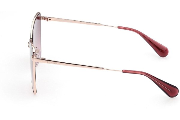 Okulary przeciwsłoneczne Max&Co. MO0027 28T Kocie oczy Złote