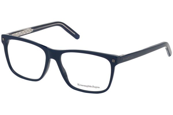 Ochelari Zegna EZ5170 090 Pătrați Albaștri